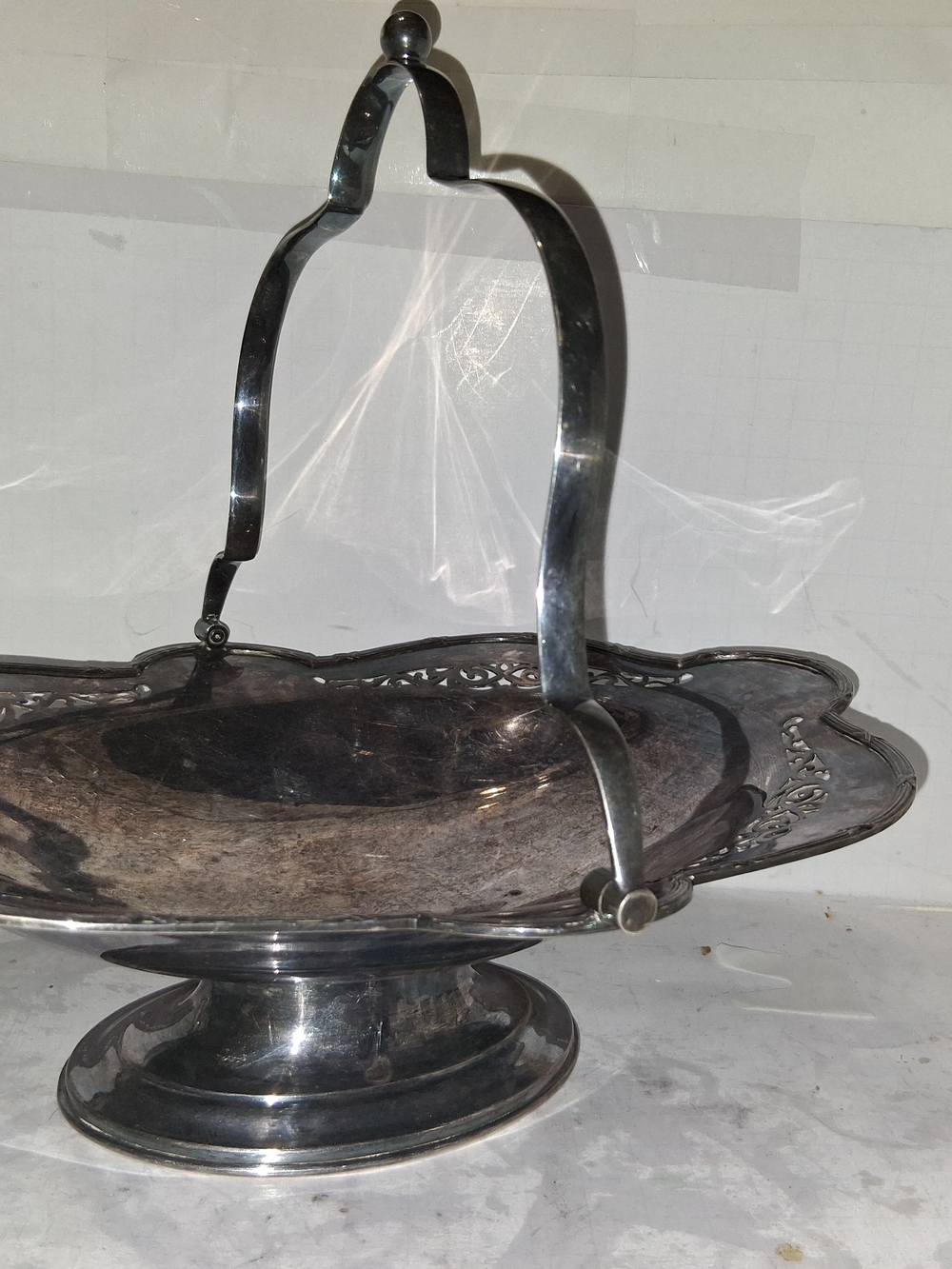 Silver Plated Decorative Basket - Classic Home Accents